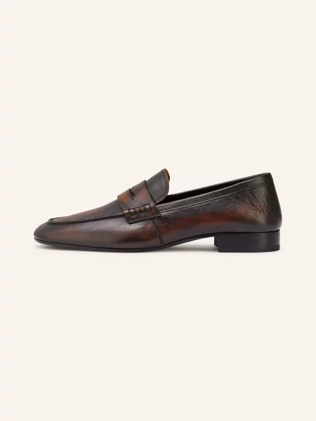 Dries Van Noten Penny Loafers braun czarne