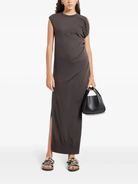 Drapiruotas kostiumas suknele Stella Mccartney ruda