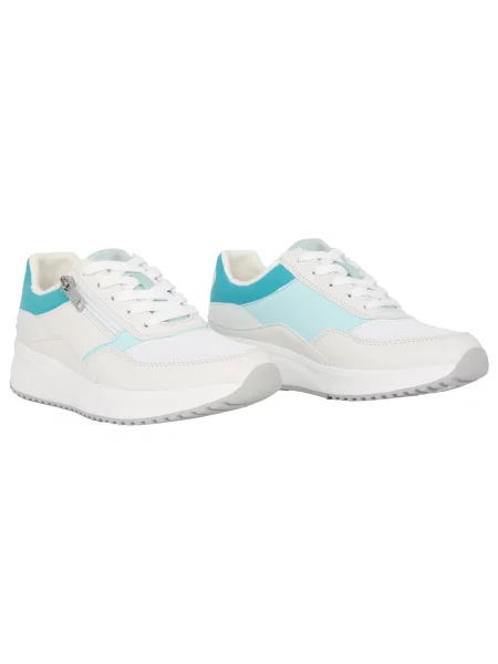 Sneakersy Waldläufer zamszowe białe
