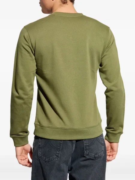 Hanorac crewneck Kenzo cu imagine cu dungi de tigru verde
