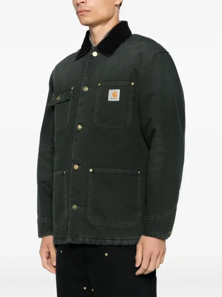 Geacă Carhartt Wip cu autograf verde