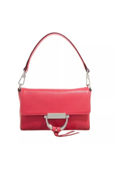 Torebka skórzana Abro skórzana czerwona