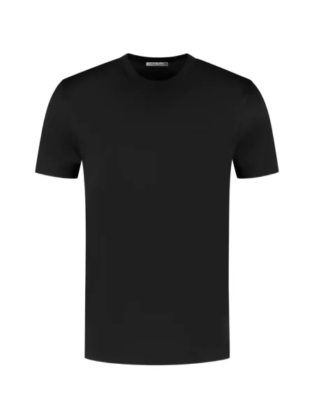 Tricou Stefan Brandt cu decolteu rotund negru