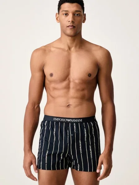 Emporio Armani Underwear bokserki luźne granatowe