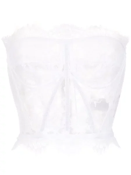 Top Dolce & Gabbana din dantelă alb