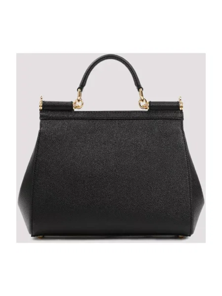 Torebka Dolce And Gabbana skórzana czarna
