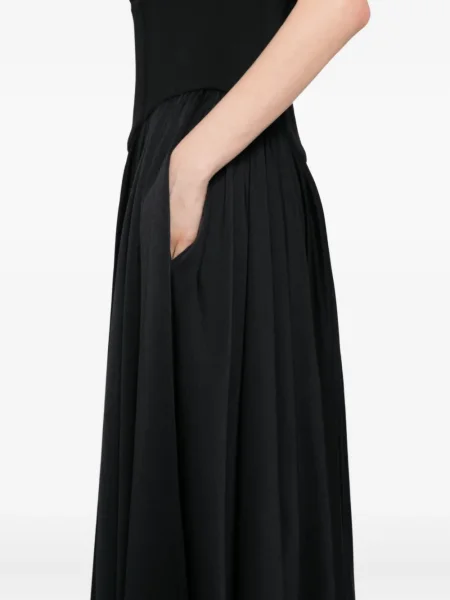 Rochie Amsale din crep de costum negru