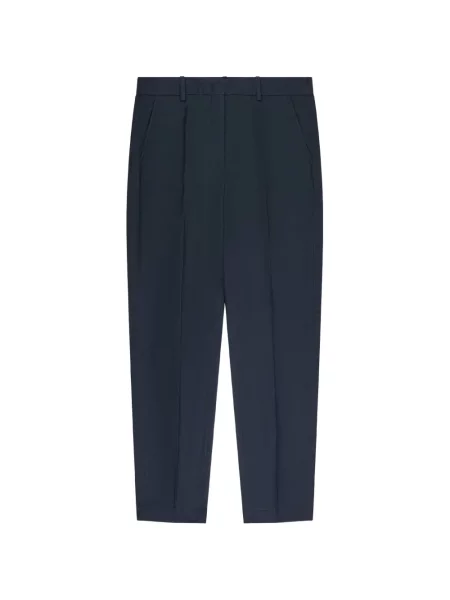 Pantaloni Slowear din poplin albastru