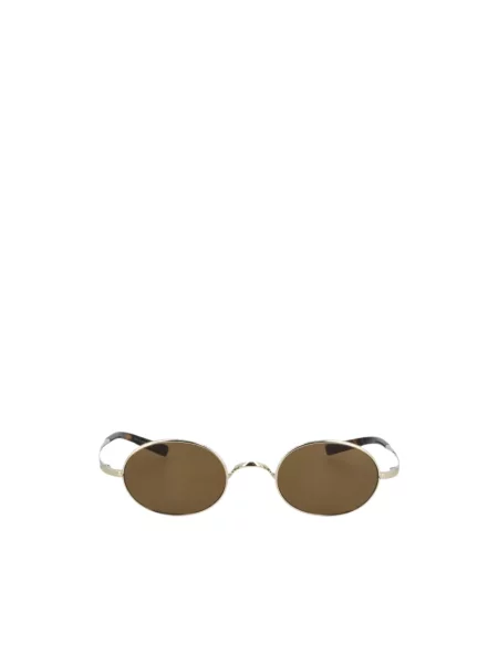 Okulary przeciwsłoneczne Saint Laurent brązowe