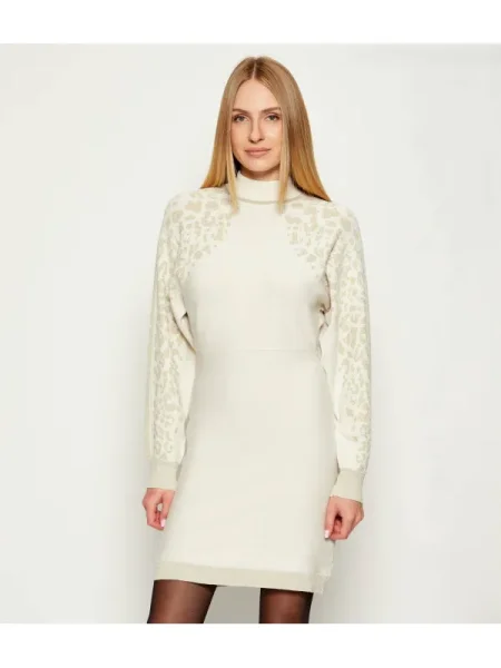 Liu Jo Sport Rochie tricotată Écru alb