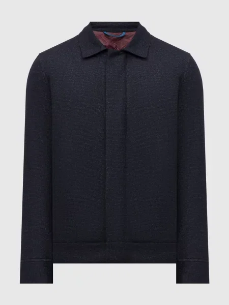 Куртка з вовною Florentino синя