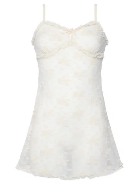 Hunkemöller Spalna srajca Darcy Bež bela