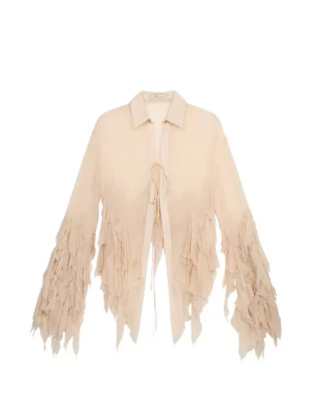 Bluză Blumarine de mătase cu volane