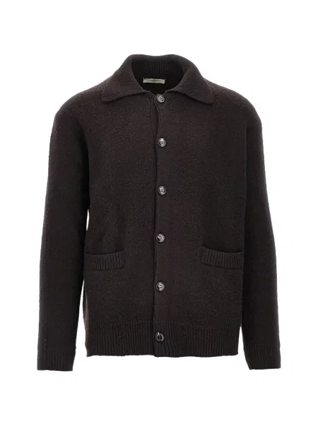 Вълнена жилетка Piacenza Cashmere кафяво