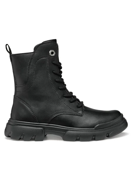 Ботуши Geox J Junette D черен
