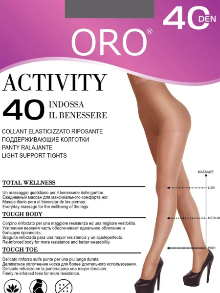 Колготы Oro черные