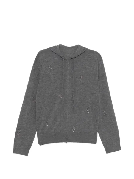 Dzianinowa bluza z kapturem Jnby szara