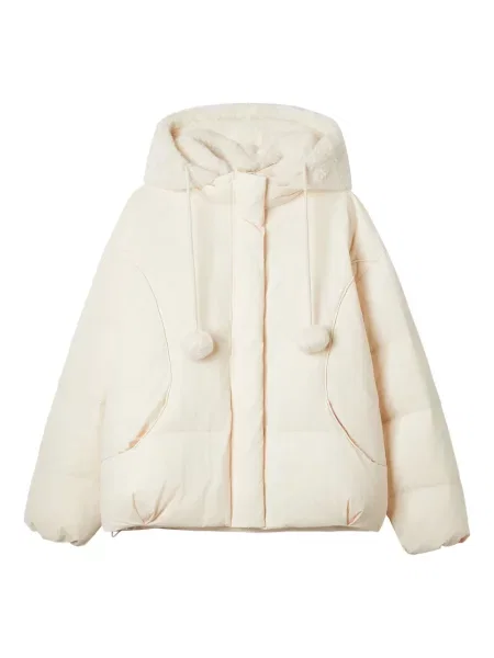 Sztuczne futro kurtka B+ab z kapturem