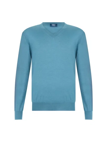 Sweter Fedeli niebieski