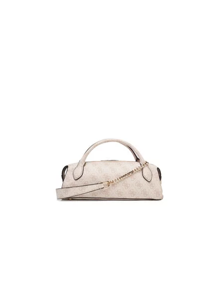 Guess Táska Yvonne Logo Mini Világos bézs