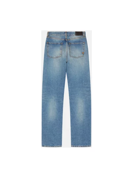 Jeansy straight leg Pinko retro niebieskie