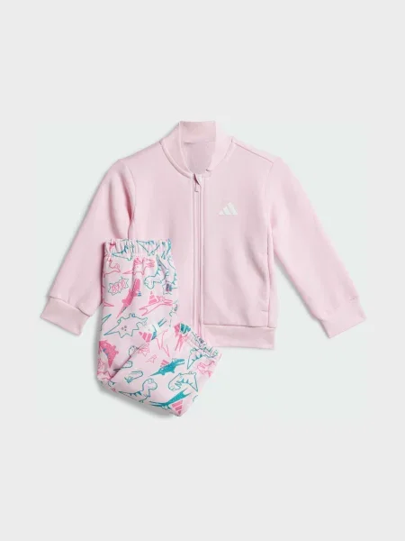 Дитячий Спортивний костюм adidas комбінований верх рожевий