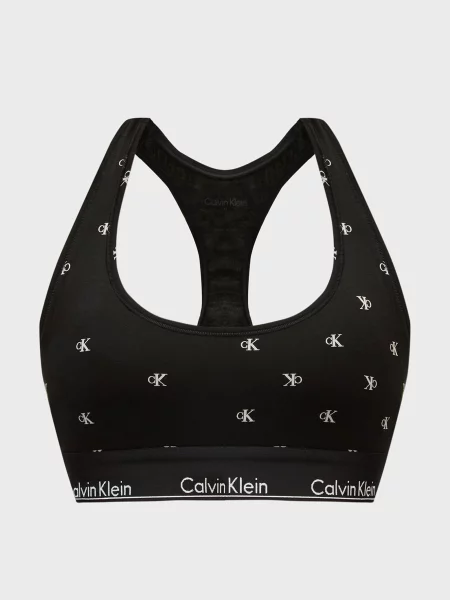 Без підкладки бюстгальтер Calvin Klein чорний