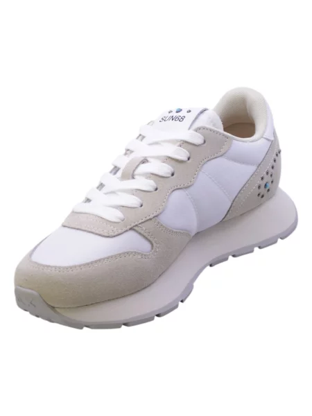 Pantofi Sun68 alb