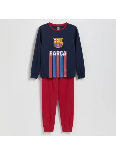 Reserved Pyžamo FC Barcelona tmavomodrá