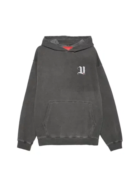 Bluza z kapturem Vision Of Super z kapturem z nadrukiem szara