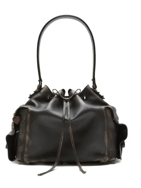 Șnur de strângere geantă de mână Acne Studios maro