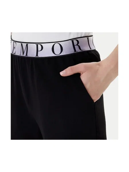 Nohavice Emporio Armani čierna