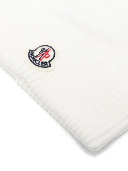 Czapka dziecięca Moncler Enfant biała