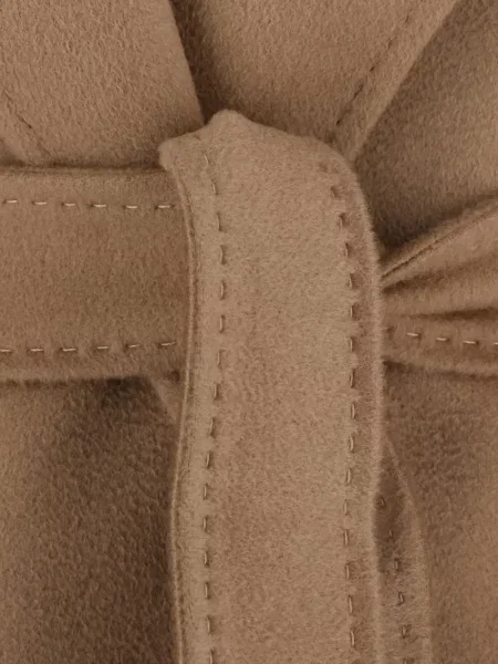 Cu centură palton Max Mara cu glugă