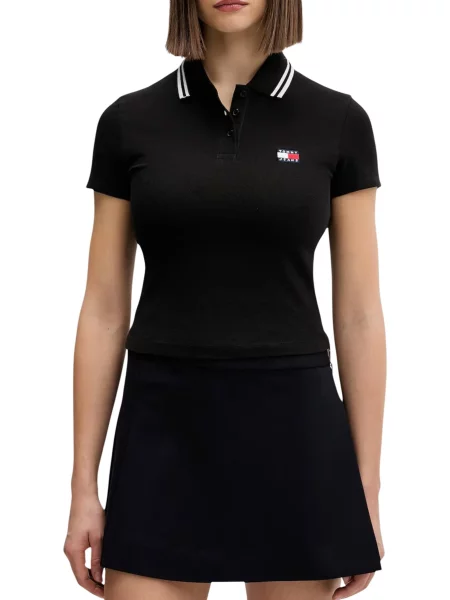 Polotričko Tommy Hilfiger Jeans černé
