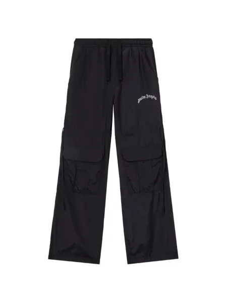 Pantaloni Palm Angels cu imagine negru