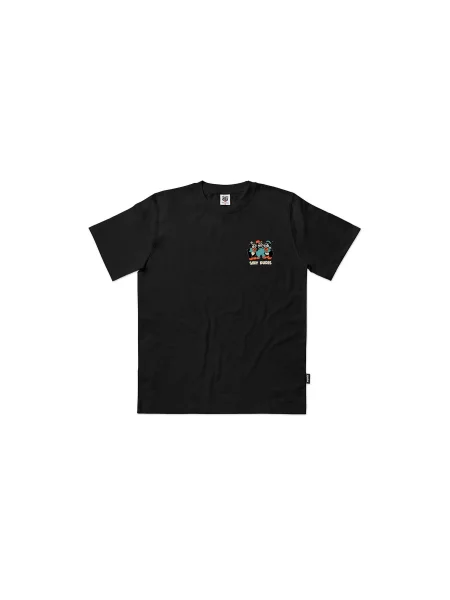 The Dudes Big Bad Wolf Classic T-Shirt Premium Black Mężczyźni Koszulki The Dudes Size: M czarny