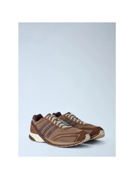 Sneakersy Adidas Adizero zamszowe brązowe