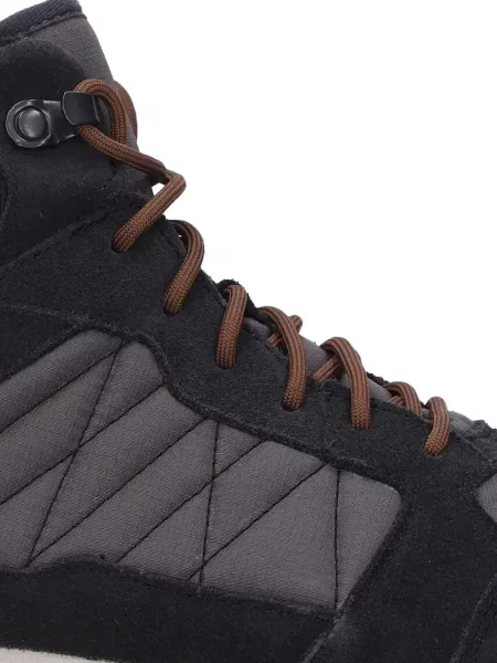Sneakerși Merrell cu șireturi din piele de căprioară negru