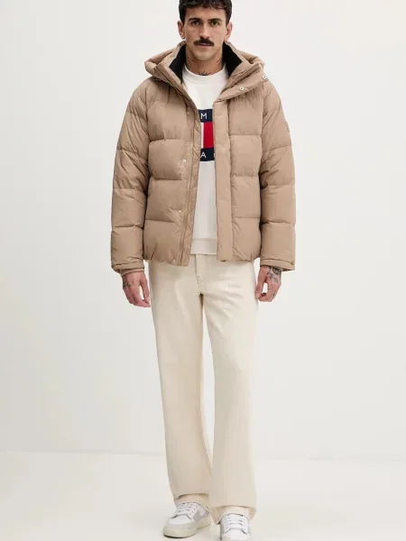 Tommy Jeans hanorac pentru bărbați din bej
