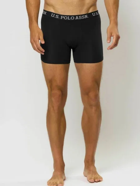 U.S. POLO ASSN. Boxeri UMWilly negru alb