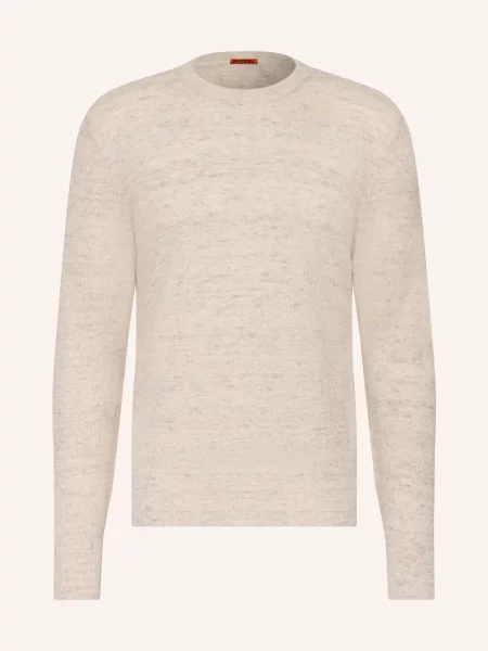 Barena Venezia Sweter Z Lnem weiss