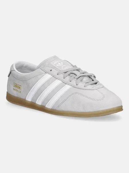 Semišové tenisky adidas Originals Gazelle LO Pro W šedá