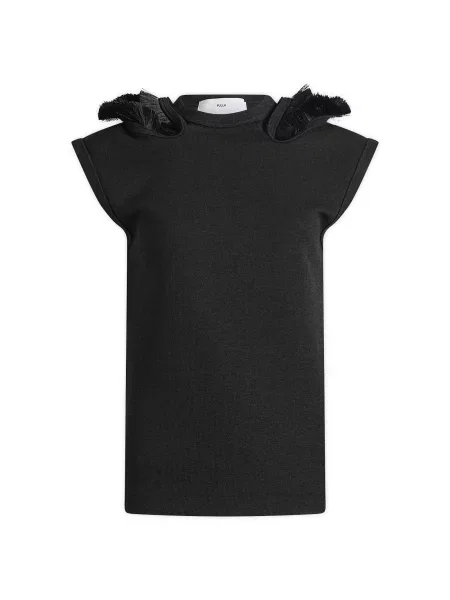 Top Toga Archives bez rękawów z dżerseju czarny