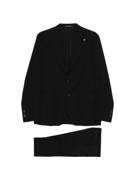 Oblekový jednořadý oblek Tagliatore modrý