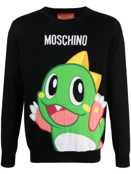 Pulover Moschino de lână negru
