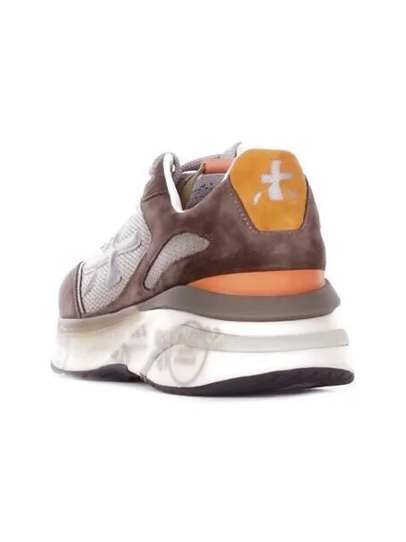Pantofi Premiata din piele verde
