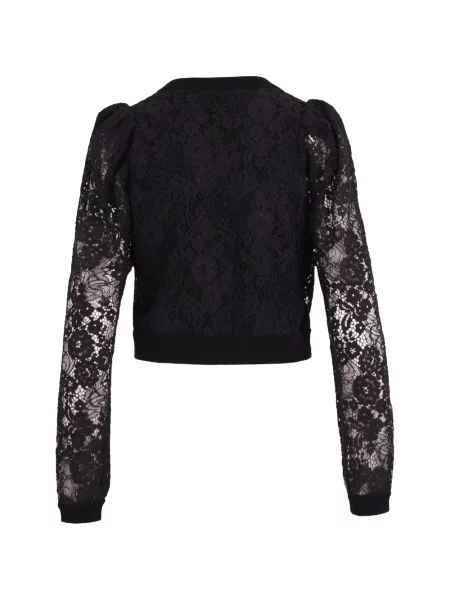 Cardigan Alice + Olivia din dantelă negru