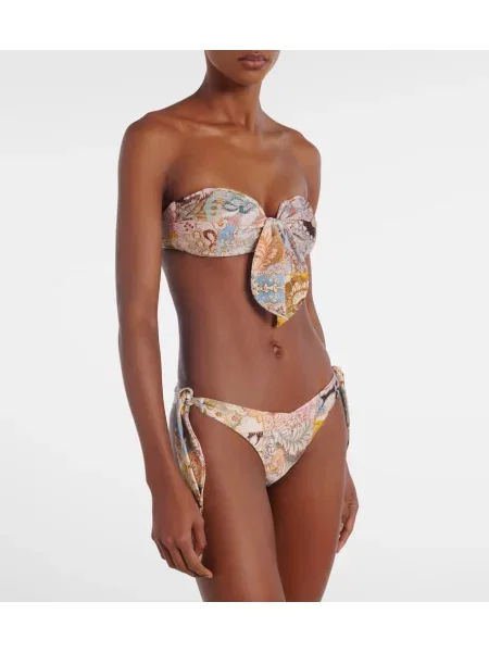 Bikini Zimmermann cu talie joasă cu imagine