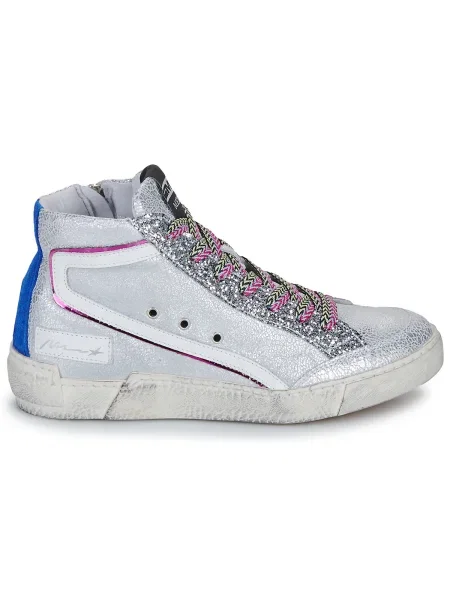 Pantofi Meline argintiu